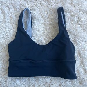 Lululemon align bra size 4 true navy and linen blue